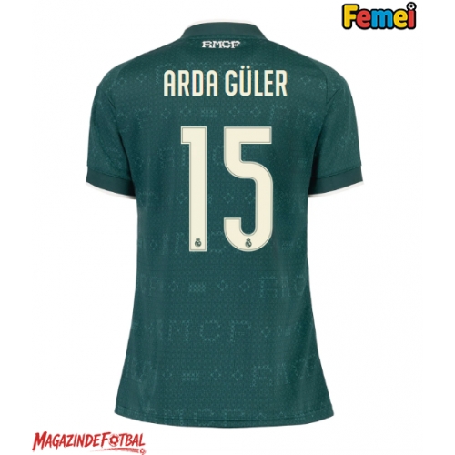 Real Madrid Arda Guler #15 Tricou Fotbal Replică 2026-27 Femei Deplasare Real Madrid Arda Guler #15 Tricou Fotbal Replică 2026-27 Femei Deplasare